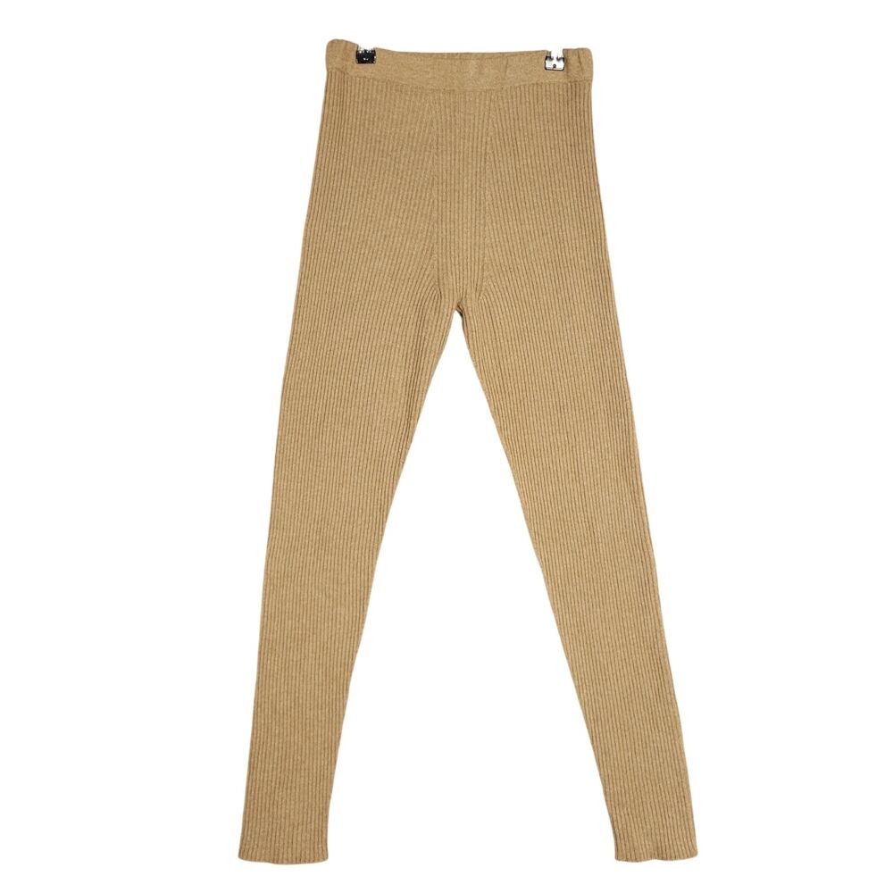 FABIANA FILIPPI Wool Ribbed Knit High Rise Base Layer Pull On Pants ~SIZE XXS